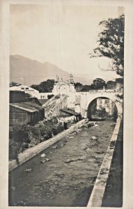 Orizaba Veracruz Mexico~Puente del Matadero-Slaughterhouse Bridge RPPC Postcard