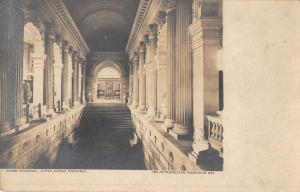 New York City Metropolitan Museum of Art Grand Stairway Real Photo PC J44239