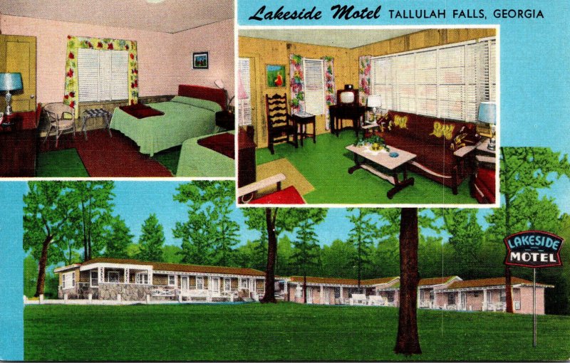 Georgia Tallulah Falls The Lakeside Motel