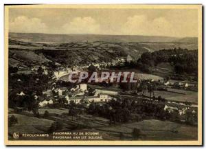 Old Postcard Panorama seen Remouchamps Sougne