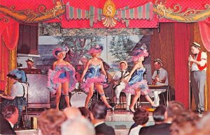 STEVE'S Gay 90's Restaurant Tacoma, WA Vaudeville Showgirls 60s Vintage Postcard