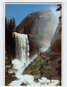 Postcard Vernal Falls, Yosemite National Park, California