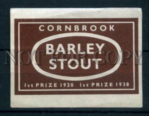 500498 Cornbrook BARLEY STOUT Vintage match label