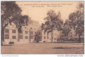 Connecticut New Haven Southeast Corner Of Quadrangle Showing The Little Tower...