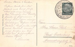 L410 Germany 1935 Warnemunde Berlin-Copenhagen express train on ferry postcard