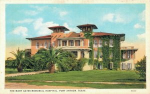 USA The Mary Gates Memorial Hospital Port Arthur Texas Vintage Postcard 07.05