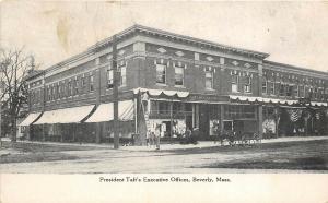 Beverly Massachusetts 1909 Postcard President Taft's Executive Offices