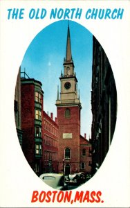 The Old North Church Boston Massachusetts MA Postcard