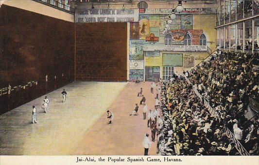 Cuba Havana Interior Jai Alai Fronton