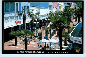 2 - 4x6 Postcards NAPIER, NEW ZEALAND Retail Precinct & Port of Napier