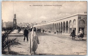 Postcard - The Boulevard of 4-Zouaves - Casablanca, Morocco