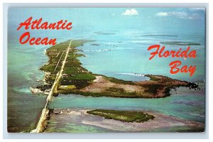 VIntage Purple Island, Islamorada, Flordia Postcard F123E