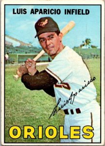 1967 Topps Baseball Card Luis Aparicio Baltimore Orioles sk2070