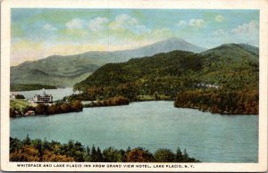 New York Lake Placid Whiteface and Lake Placid Inn From Grand View Hotel Curteic