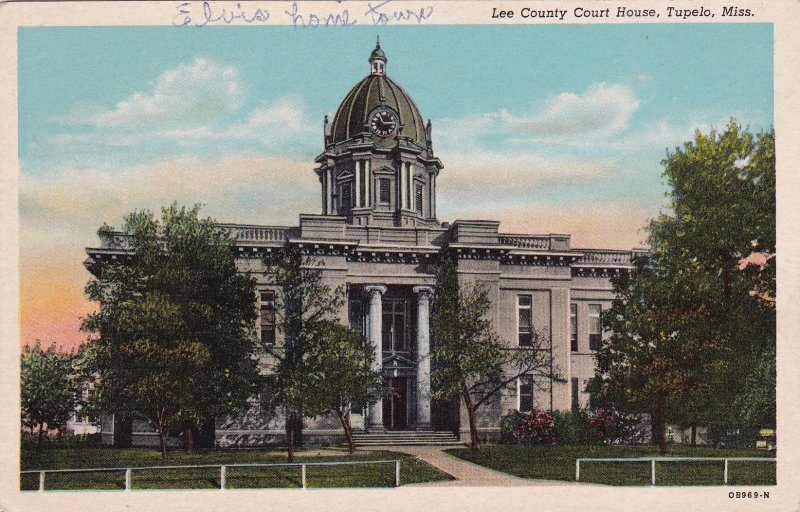 TUPELO , Mississippi , 1910-30s; Lee County Court House