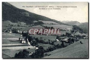 Old Postcard Dauphine Sappey summer and winter resort Basically the Col de l'...