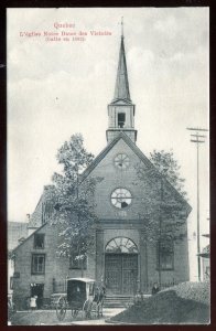 h2622 - QUEBEC CITY Postcard 1910s Notre Dame des Victoire Church