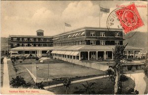 PC CPA JAMAICA, PORT ANTONIO, TITCHFIELD HOTEL, Vintage Postcard (b21562)