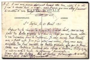 Old Postcard Laval Chateau tower