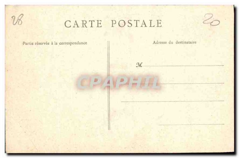 Old Postcard Chartres Cathedral North Portal The