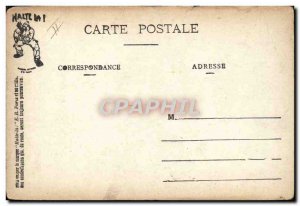 Old Postcard Militaria In the kitchen