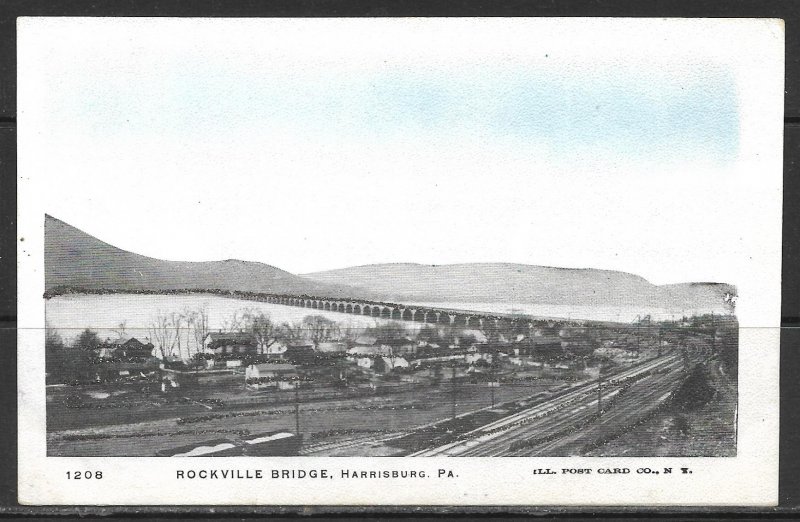 Pennsylvania, Harrisburg - Rockville Bridge - Glitter Detail - [PA-279]