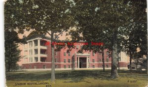 MI, Lansing, Michigan, Sparrow Hospital, Exterior View, 1914 PM, No P12597