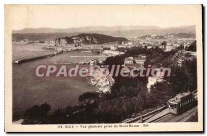 Nice Old Postcard General View from Mont Boron