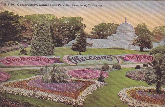 California San Francisco The Conservatory Golden Gate Park