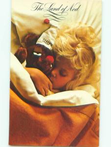 Pre-1980 This Is A Postcard SLEEPY BEAR FOR TRAVEL LODGE - CARD AD AC7431@