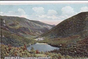 Franconia Notch From Artists Bluff White Mountains New Hampshrie