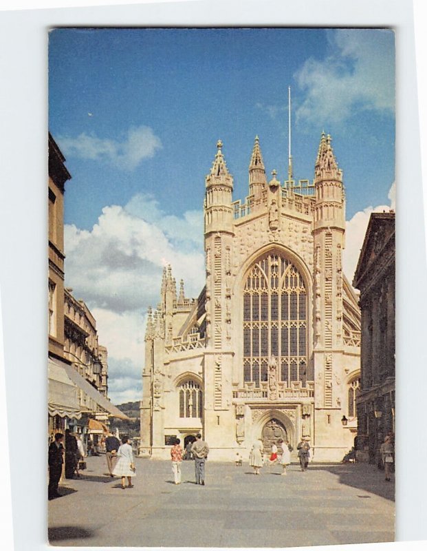 Postcard The Abbey Bath Somerset England