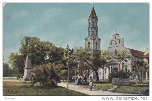 Cathedral From Plaza, ST. AUGUSTINE, Florida, 00-10's