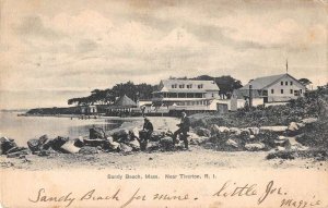 Sandy Beach Massachusetts Scenic View Near Tiverton Rhode Island PC AA33890