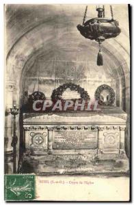 Old Postcard Rueil Crypt Church