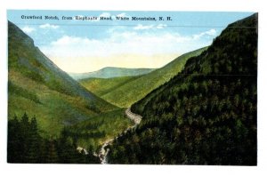 Crawford Notch From Elephants Head White Mountains New Hampshire Postcard