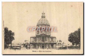 Postcard Old Paris Hotel des Invalides