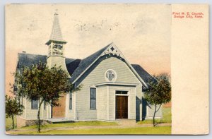 Dodge City United Methodist Episcopal Church~Quatrefoil Window~Bargeboard 1910