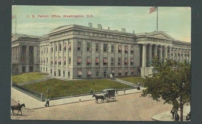 1912 Post Card Washington DC US Patent Office