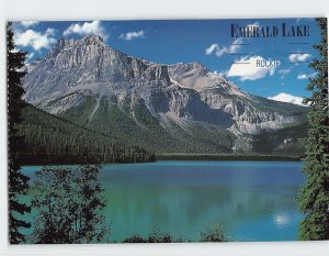 Postcard Emerald Lake, The Canadian Rockies, Yoho National Park, Canada