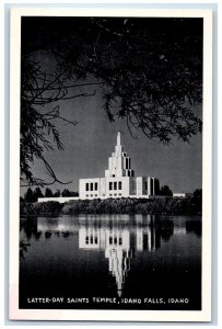 Idaho Falls Idaho ID Postcard Latter-Day Saints Temple Exterior Building c1940