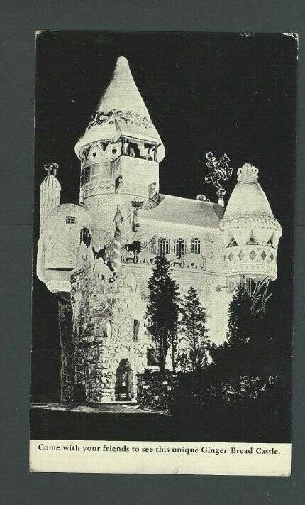 1936 PPC Hamburg NJ Gingerbread Castle Designed By Joseph Urban At The---