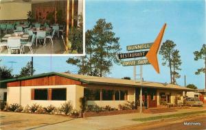1960's  Bunnel Restaurant Coffee Shop Dexter Florida postcard 12051