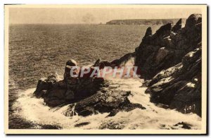 Old Postcard Pointe Du Raz De Sein Trepassey