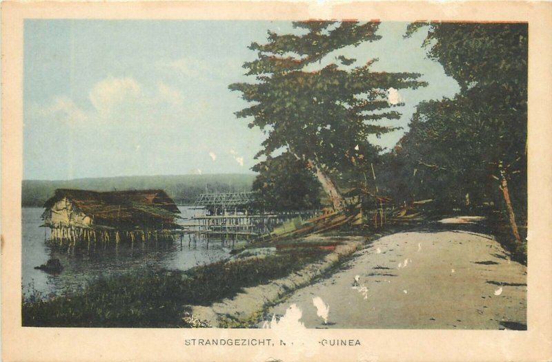 New Guinea Halmaheira Boeroe  postcard 