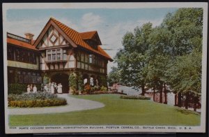 Battle Creek, MI - Porte Cochere Entrance, Postum Cereal Co - 1922