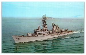 1960s USS Lynde McCormick DDG-8 Destroyer Postcard