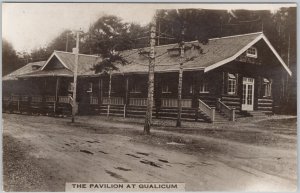 The Pavilion at Qualicum BC Military Convalescent Hospital in WW1 Postcard H79