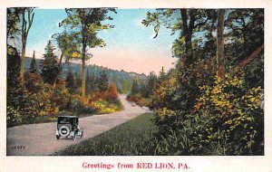 Greetings from Red Lion Red Lion, Pennsylvania PA