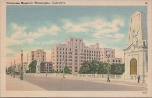 Postcard Delaware Hospital Wilmington Delaware DE